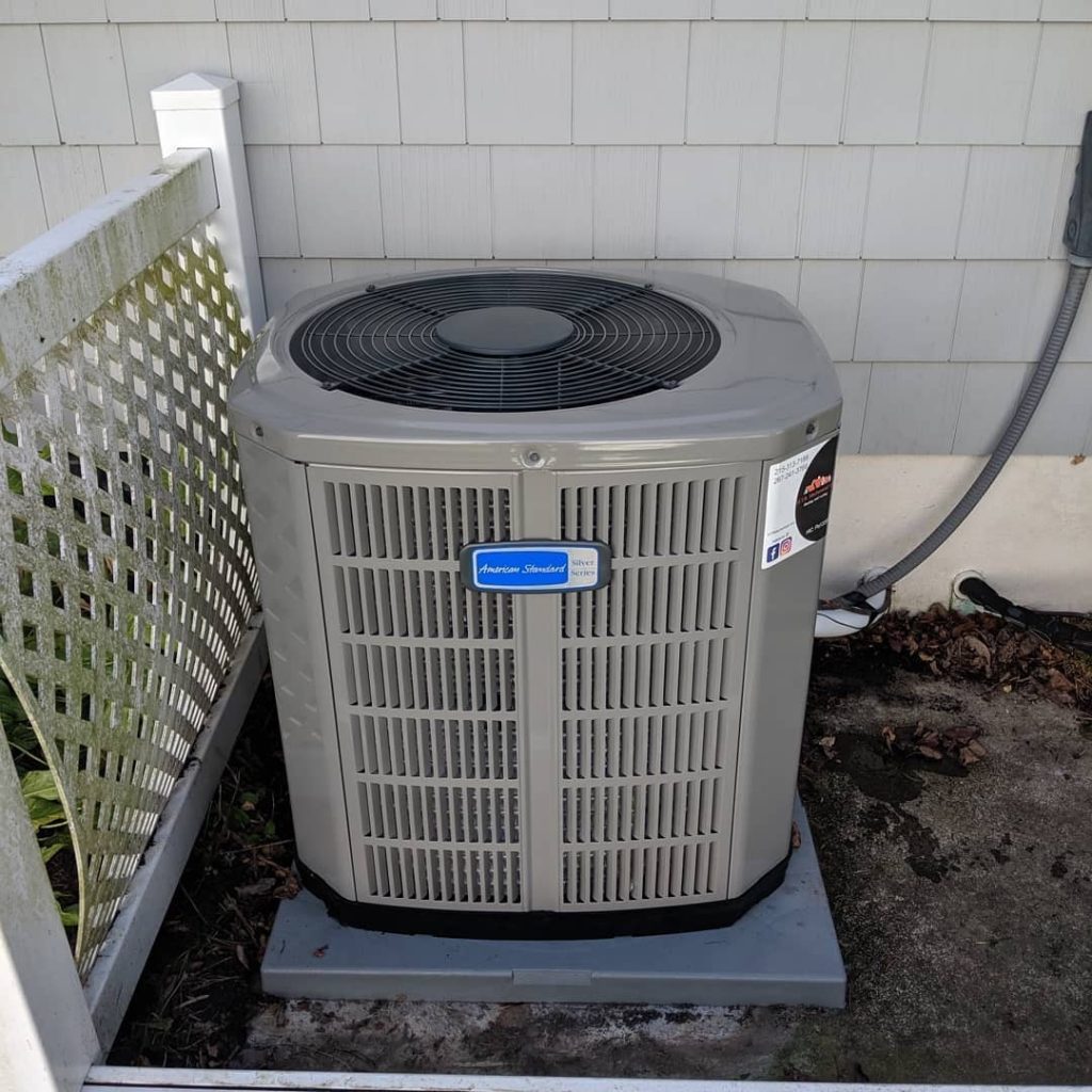American Standard Outdoor HVAC Condenser in Bucks County