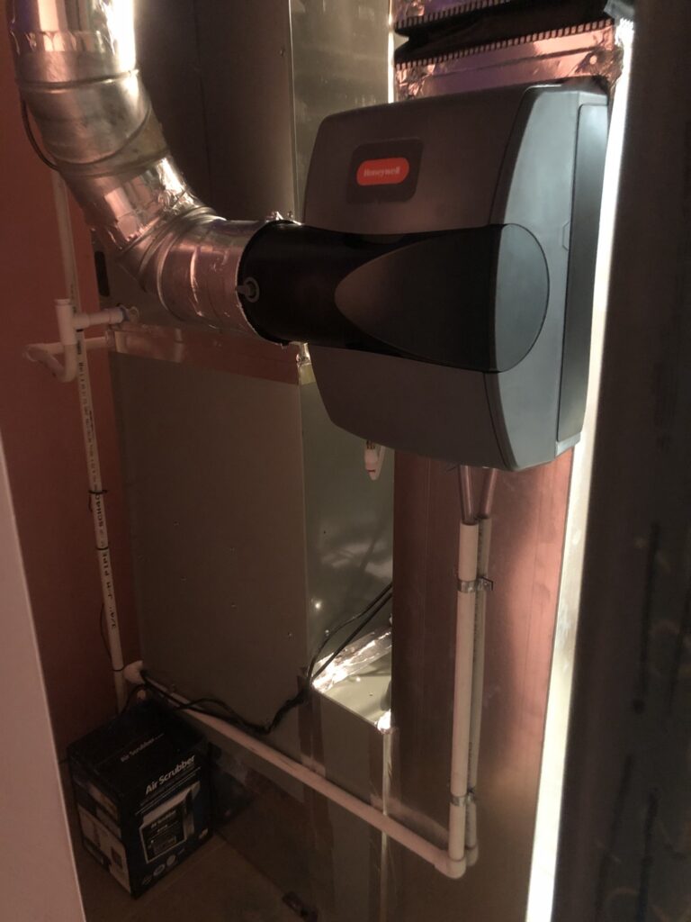 Whole Home Humidifier Installation