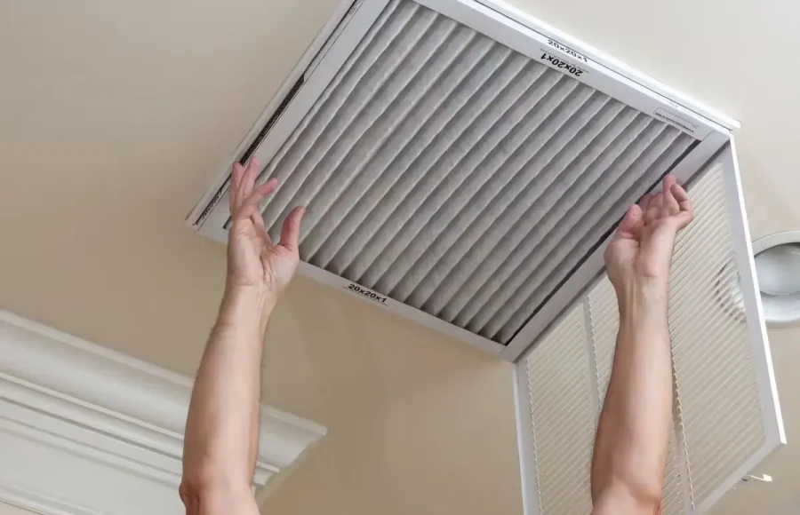 Changing air filter